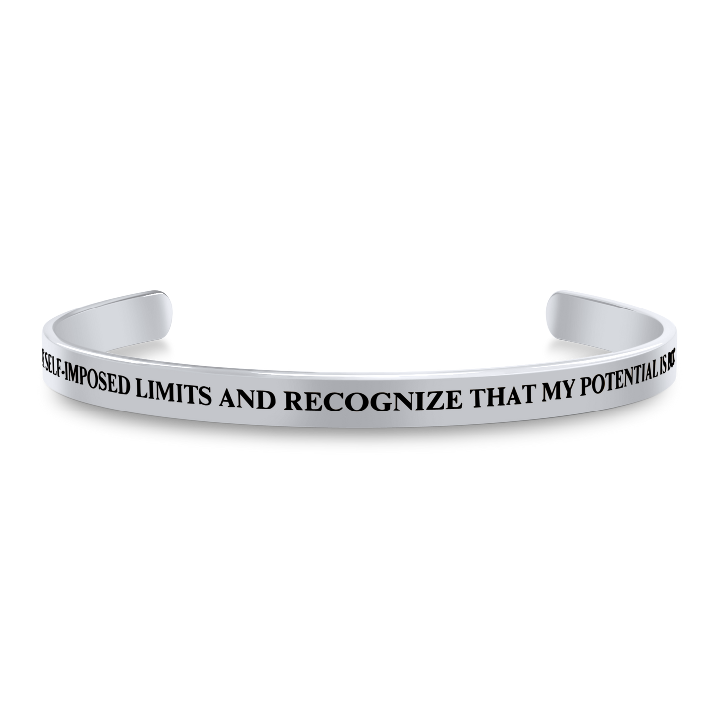 I RELEASE SELF-IMPOSED LIMITS AND RECOGNIZE THAT MY POTENTIAL IS BOUNDLESS